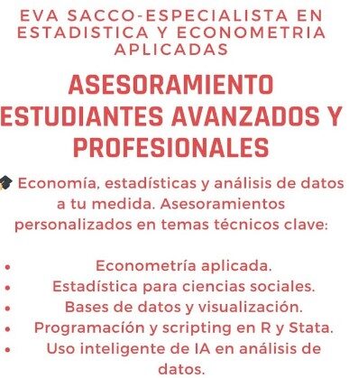 Clases de economía, estadística, matemáticas